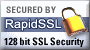 Secured by RapidSSL